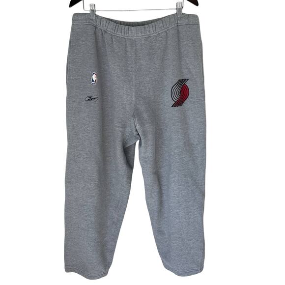 REEBOK Sweatpants Size XL NBA Portland Trail Blazers Basketball Sportswear - Picture 1 of 11